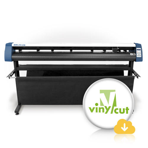 V4-B1757: Vinyl4 -Business 1750mm Working Area Automatic Contour Cutting Vinyl Cutter, Collection Basket & VinylCut Software